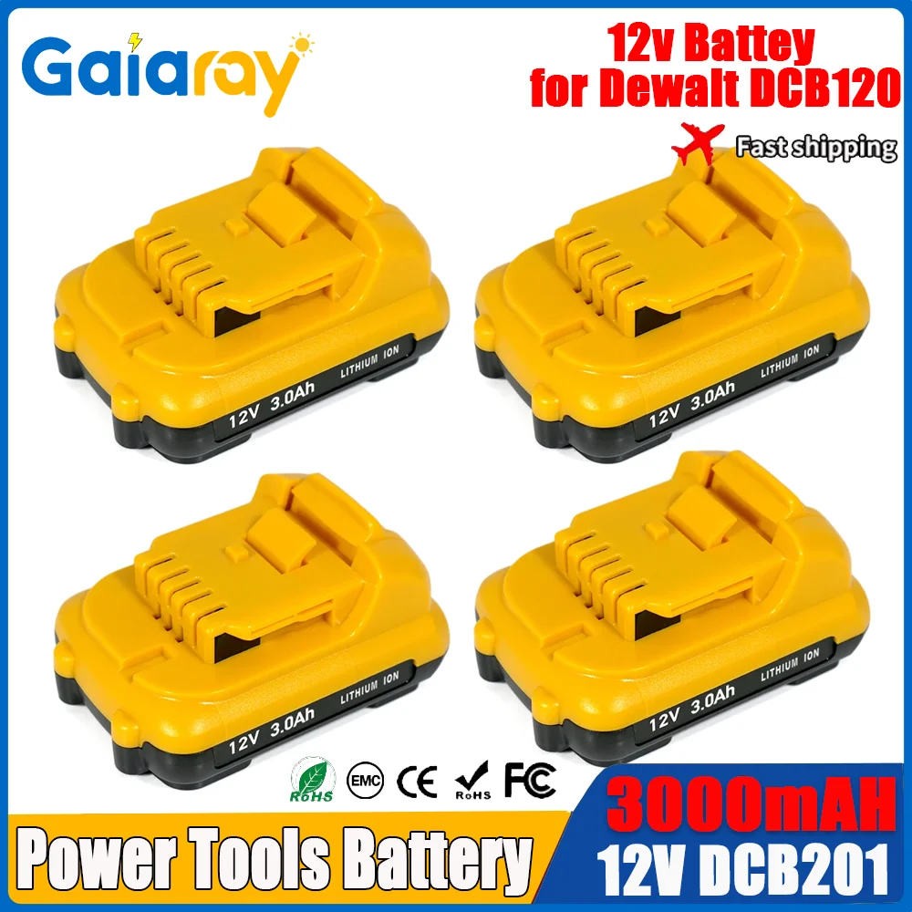 1-4 шт. 3,0 Ач аккумуляторные батареи для Dewalt DCB120 литий-ионные батареи 12 В 3,0 Ач аккумулятор DCB124 DW089LG DCD701F2 электроинструменты
1-4 шт. 3,0 Ач аккумуляторные батареи для Dewalt DCB120 литий-ионные батареи 12 В 3,0 Ач аккумулятор DCB124 DW089LG DCD701F2 электроинструменты