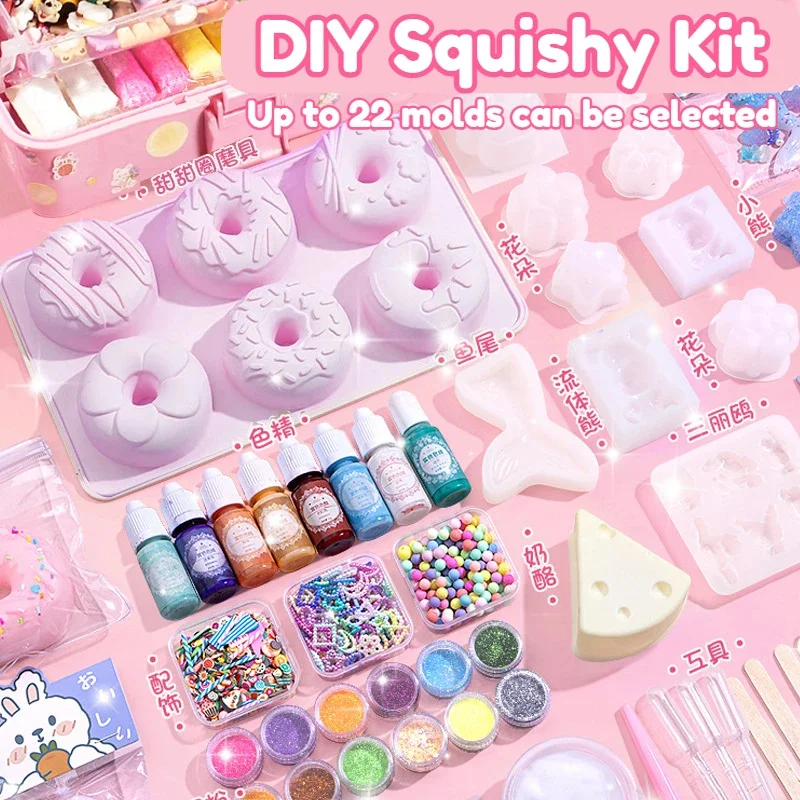 DIY Cartoon Squishy Kit Taba Squeeze Cat Paw Pinching Silicone Kneading DIY Material Set AB Glue Handmade Mold Cute Toy Kid gift
DIY Cartoon Squishy Kit Taba Squeeze Cat Paw Pinching Silicone Kneading DIY Material Set AB Glue Handmade Mold Cute Toy Kid gift