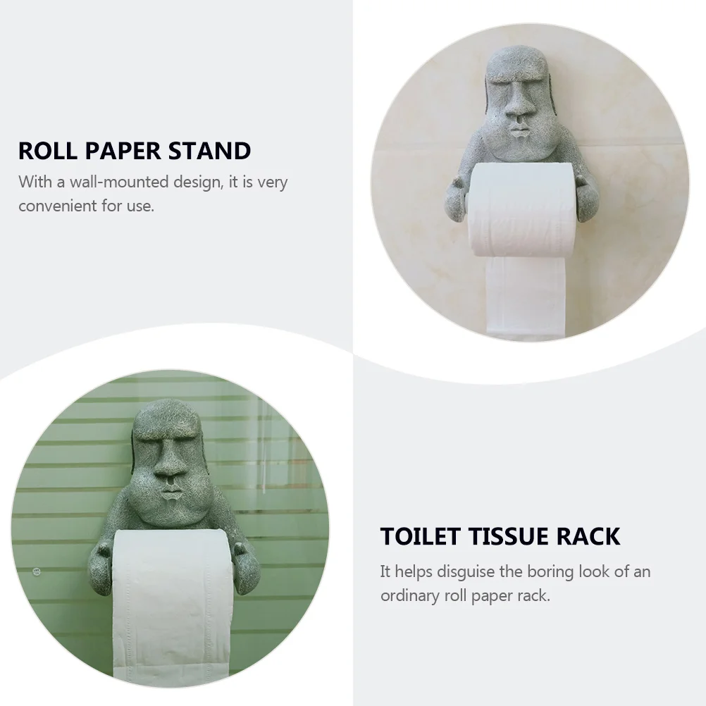 Moai Tissue Holder Resin Toilet Paper Mounted Roll Paper St Bathroom Hotel Bedroom Office Durability Premium Material
Moai Tissue Holder Resin Toilet Paper Mounted Roll Paper St Bathroom Hotel Bedroom Office Durability Premium Material
