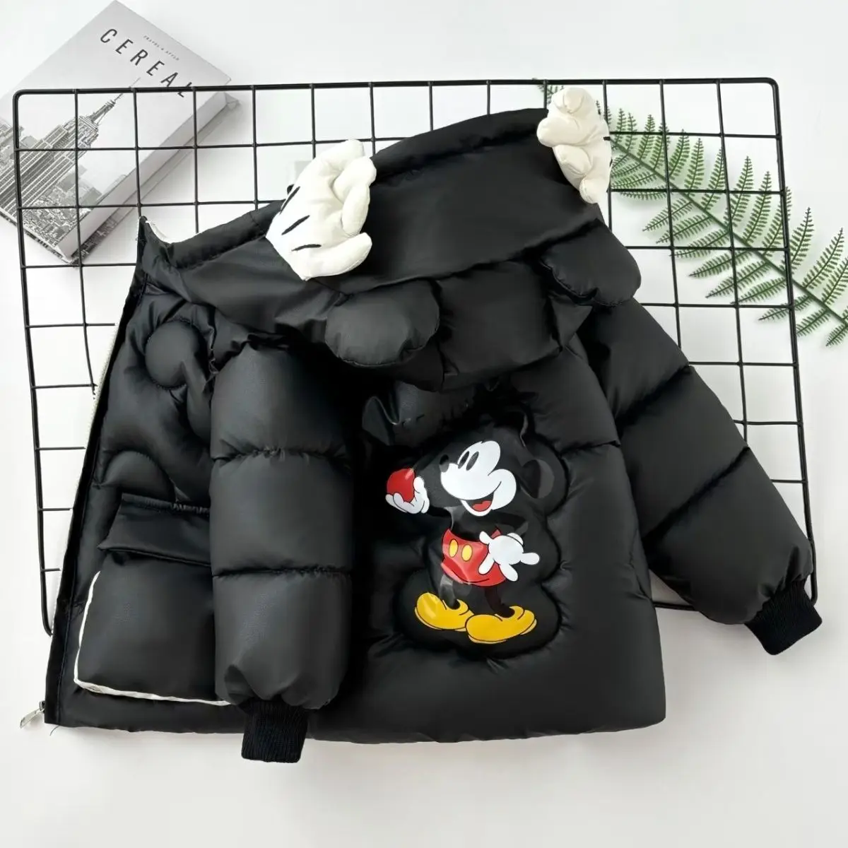 Mickey Mouse Hooded Down Jacket For Kids 2025 Winter New Baby Boys Girls Thicken Cotton Coats With Bag Toddler Cartoon Outerwear
Mickey Mouse Hooded Down Jacket For Kids 2025 Winter New Baby Boys Girls Thicken Cotton Coats With Bag Toddler Cartoon Outerwear