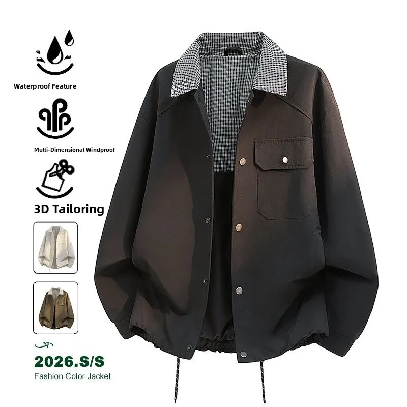 Spring 2026 Men's Jacket Color Block Collar Workwear Multi Pockets Retro Style High Quality American Lightweight Luxury
Spring 2026 Men's Jacket Color Block Collar Workwear Multi Pockets Retro Style High Quality American Lightweight Luxury