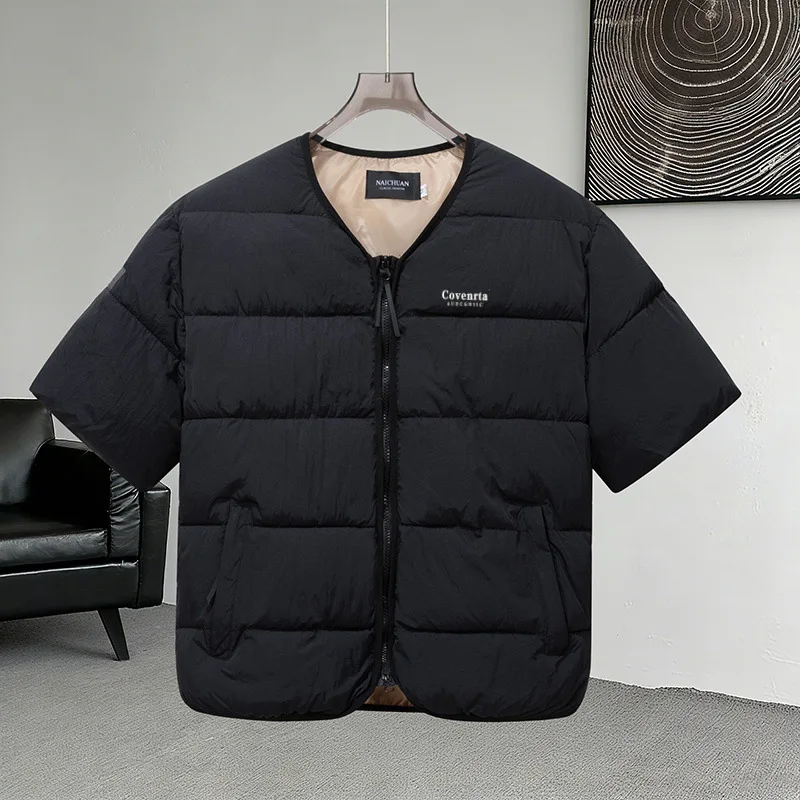 Korean Trendy Comfortable Cotton Half-sleeved Vest Jacket Winter New V-neck Versatile Men and Women Youth Casual Warm Waistcoats
Korean Trendy Comfortable Cotton Half-sleeved Vest Jacket Winter New V-neck Versatile Men and Women Youth Casual Warm Waistcoats