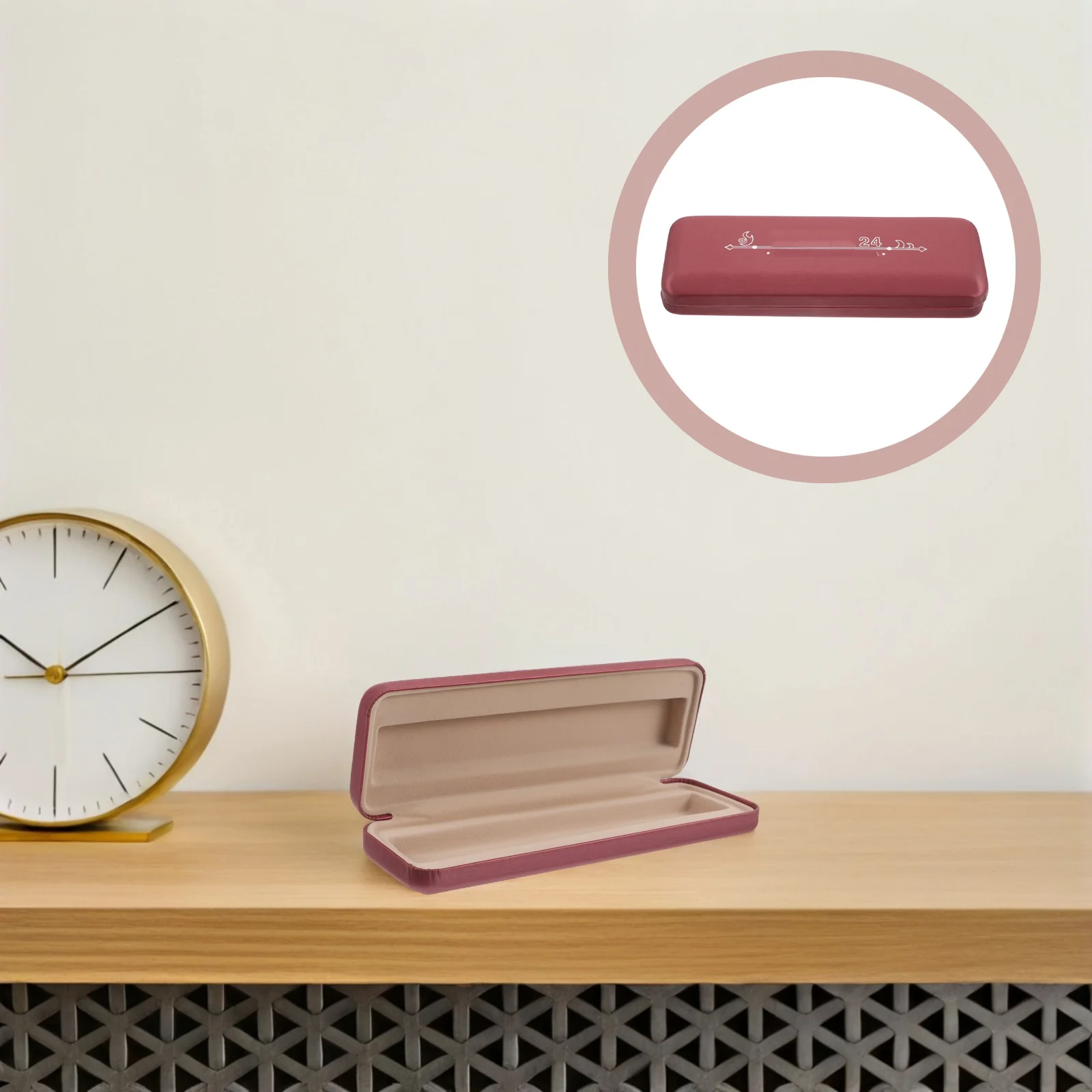 24 Holes Harmonica Case Portable Storage Bag for Musicians Compact Design Easy Carrying Protection Stylish Appearance