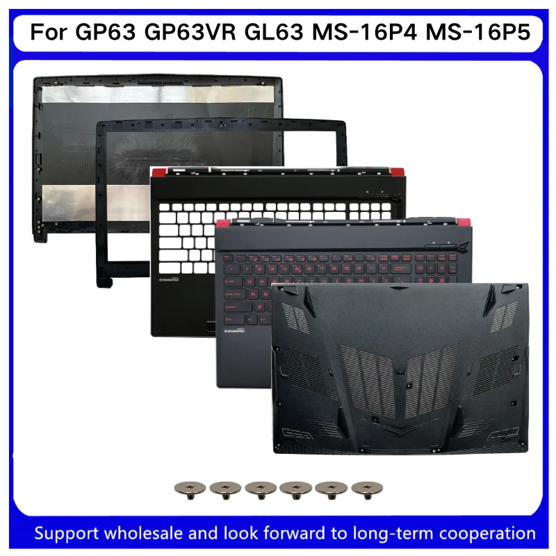 Новинка для Kailxuling GP63 GP63VR GL63 MS-16P4 MS-16P5, задняя крышка ЖК-дисплея/передняя панель ЖК-дисплея/верхняя часть упора для рук/нижняя крышка корпуса
Новинка для Kailxuling GP63 GP63VR GL63 MS-16P4 MS-16P5, задняя крышка ЖК-дисплея/передняя панель ЖК-дисплея/верхняя часть упора для рук/нижняя крышка корпуса