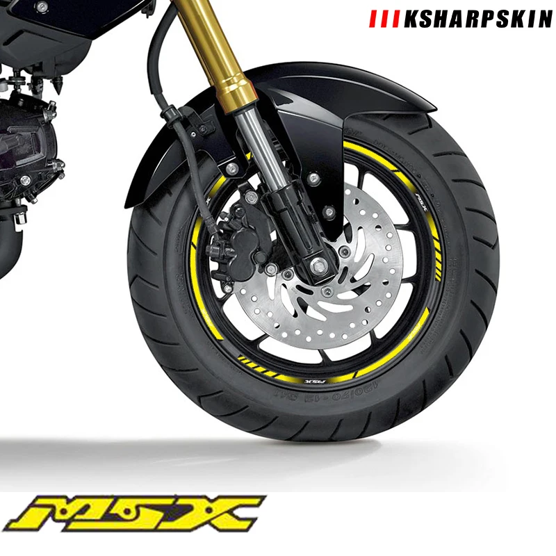 Motorcycle tire inner ring reflective stripe stickers multicolor waterproof decals for HONDA MSX 125 Grom 125 2022 RIM
Motorcycle tire inner ring reflective stripe stickers multicolor waterproof decals for HONDA MSX 125 Grom 125 2022 RIM