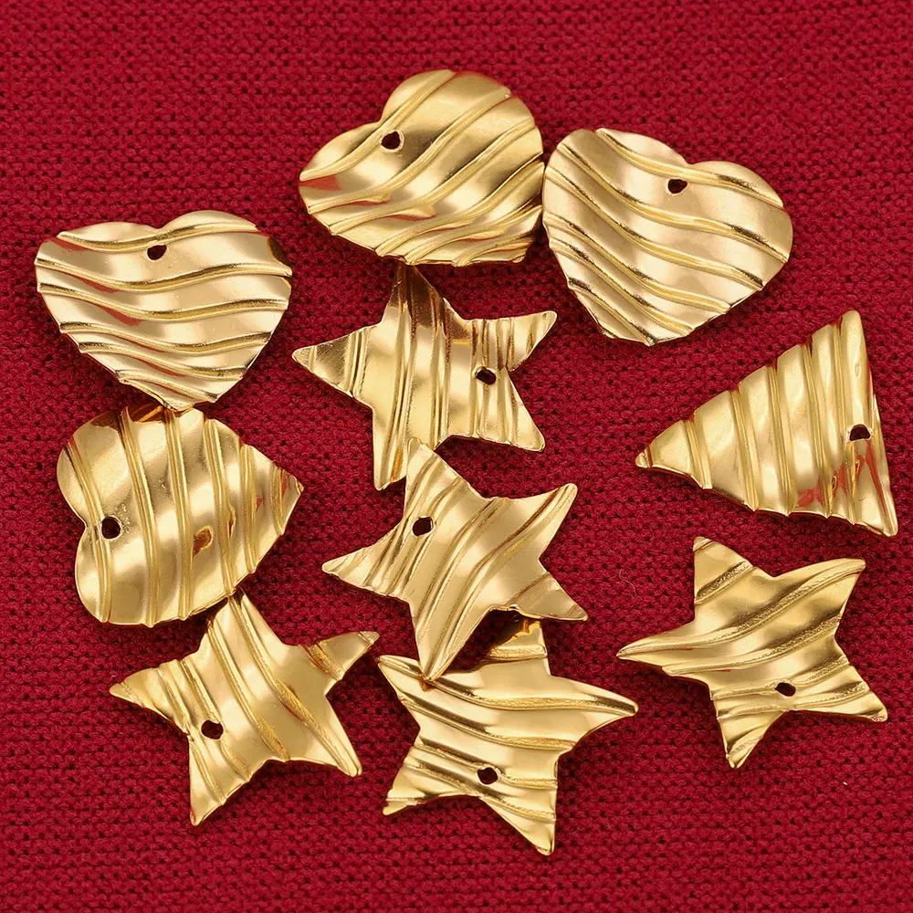 20pcs Stainless Steel Geometry Moon Stars Heart Texture Charm Earrings Conectors for Jewelry Making Materials Supplies Wholesale
20pcs Stainless Steel Geometry Moon Stars Heart Texture Charm Earrings Conectors for Jewelry Making Materials Supplies Wholesale