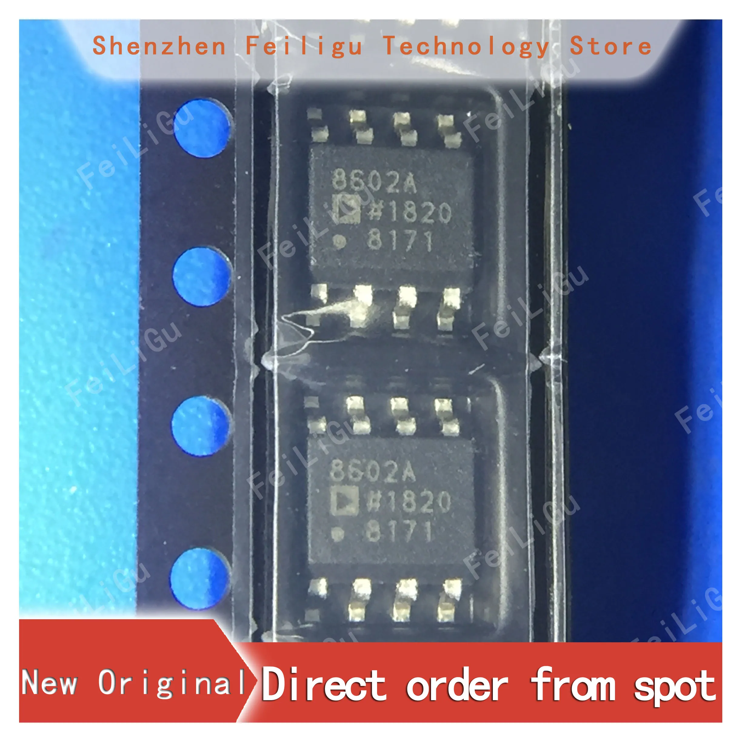5/15/30/50Pieces 100% New original AD8602ARZ AD8602AR AD8602A Screen printing:8602A Package:SOP8 Operational amplifier chip
5/15/30/50Pieces 100% New original AD8602ARZ AD8602AR AD8602A Screen printing:8602A Package:SOP8 Operational amplifier chip