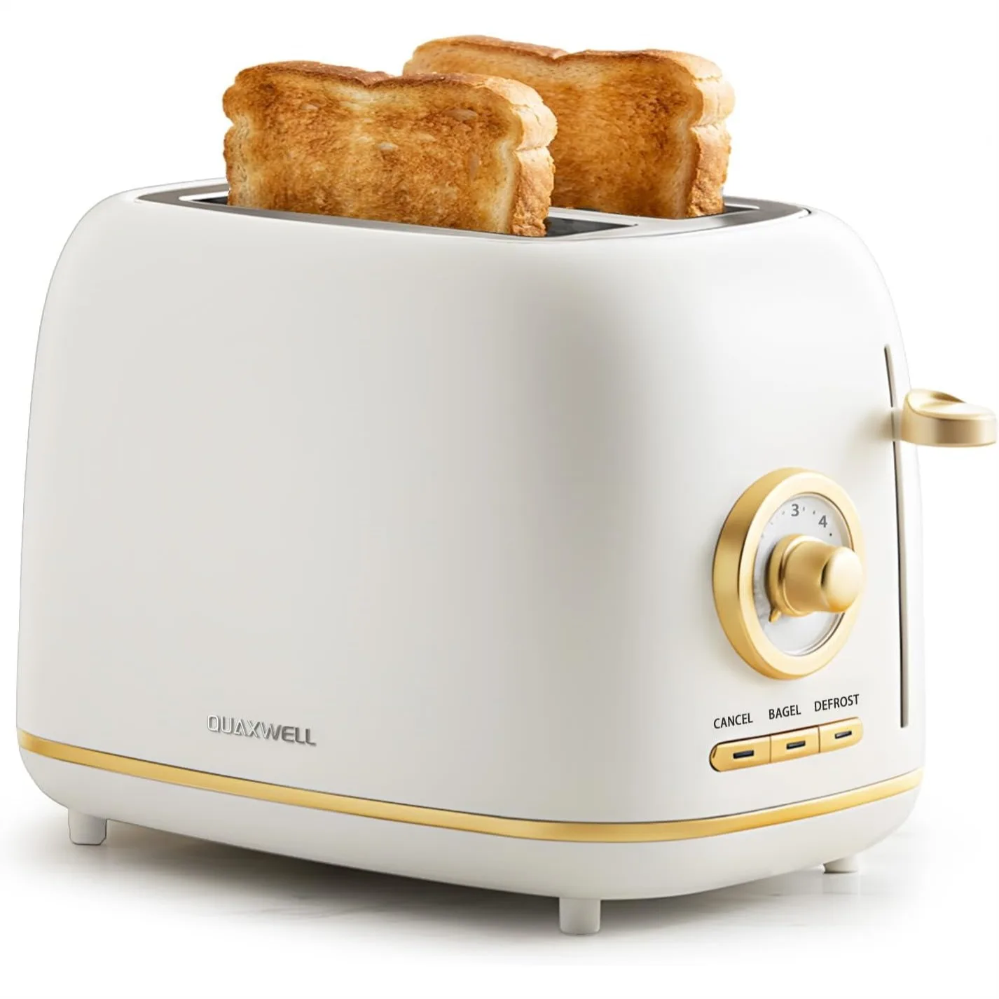 2-Slice Toaster with Wide Slots, 7 Shade Settings, Stainless Steel, Bagel & Defrost Functions, Removable Crumb Tray, Retro
2-Slice Toaster with Wide Slots, 7 Shade Settings, Stainless Steel, Bagel & Defrost Functions, Removable Crumb Tray, Retro