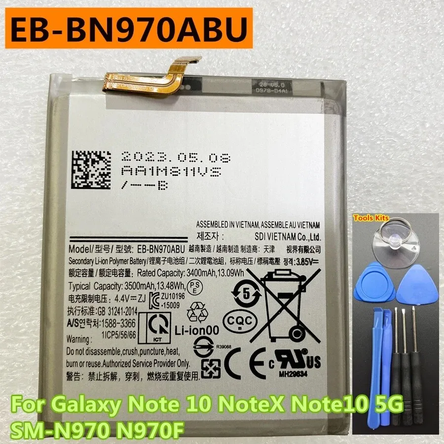 Аккумулятор EB-BN970ABU 3500 мАч для Note 10 Note X Note10 5G SM-N970 N970W N970F
Аккумулятор EB-BN970ABU 3500 мАч для Note 10 Note X Note10 5G SM-N970 N970W N970F