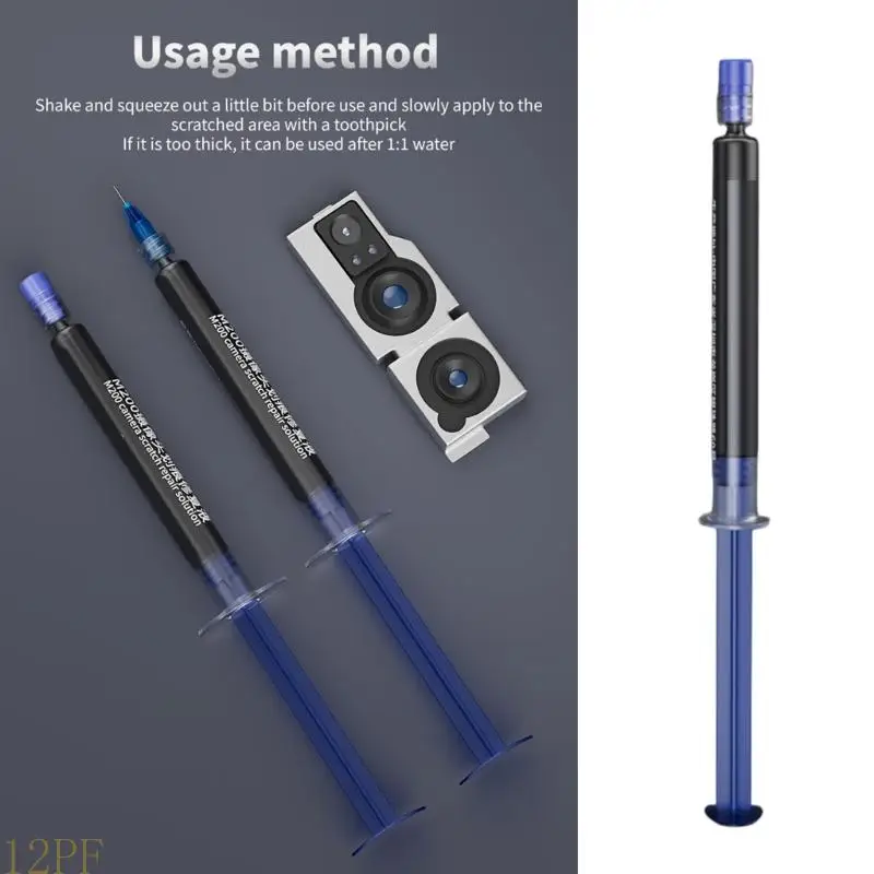 12PF Compact Phone Lens Restoration Repair Liquid For Instantly Scratch Repair And Deep Cleaning Glass Screen Protector