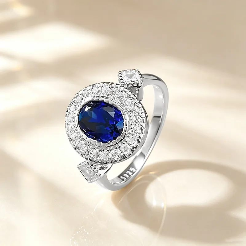 Apaison Luxury Sparkling 6x8mm High Carbon Diamond Women Ring - Wedding Engagement Party 925 Sterling Silver Jewelry Gift
Apaison Luxury Sparkling 6x8mm High Carbon Diamond Women Ring - Wedding Engagement Party 925 Sterling Silver Jewelry Gift