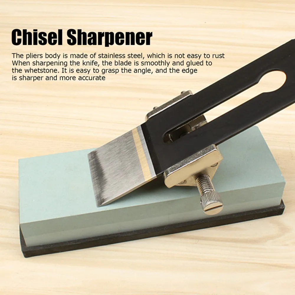 New Stainless Steel Chisel Sharpener Silver Roller Honing Guide Planer Sharpener Carpentry
New Stainless Steel Chisel Sharpener Silver Roller Honing Guide Planer Sharpener Carpentry