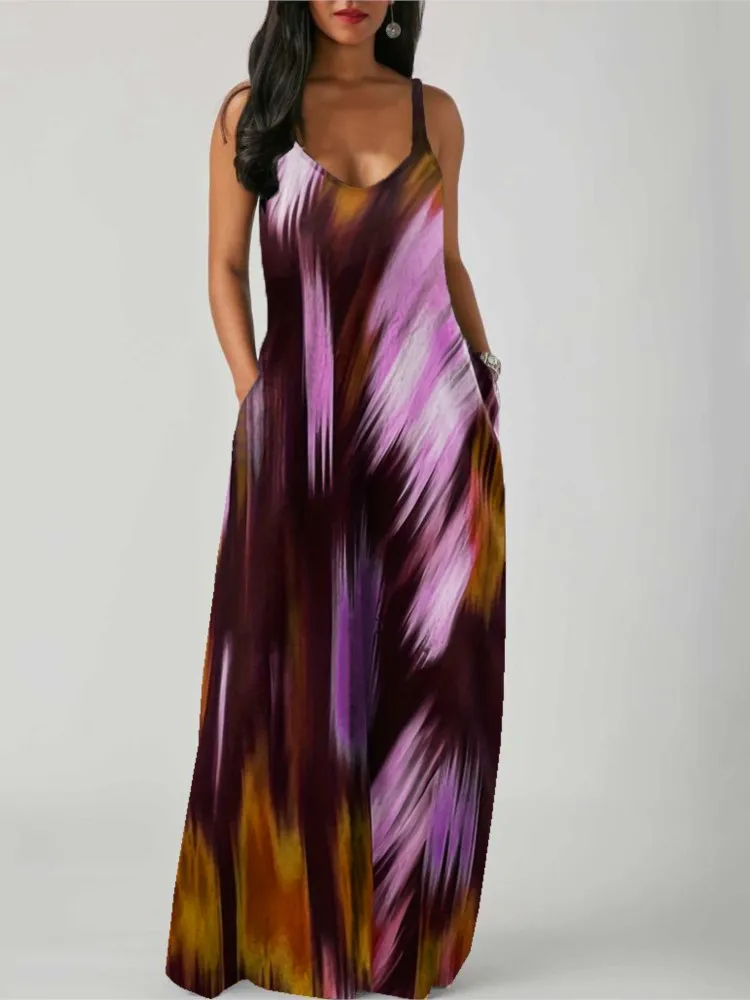 Fashion Print Loose Dress Women Casual Sexy Deep V Neck Spaghetti Strap Dresses Lady Elegant Holiday Womens Clothing Robe Femme
Fashion Print Loose Dress Women Casual Sexy Deep V Neck Spaghetti Strap Dresses Lady Elegant Holiday Womens Clothing Robe Femme