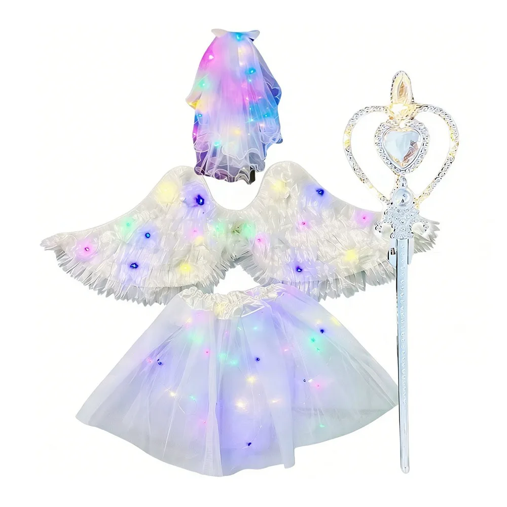 Модные светодиодные крылья, набор крыльев ангела с перьями, декор из перьев, реквизит для вечеринки, светящиеся крылья, светящаяся пачка для детей
Модные светодиодные крылья, набор крыльев ангела с перьями, декор из перьев, реквизит для вечеринки, светящиеся крылья, светящаяся пачка для детей