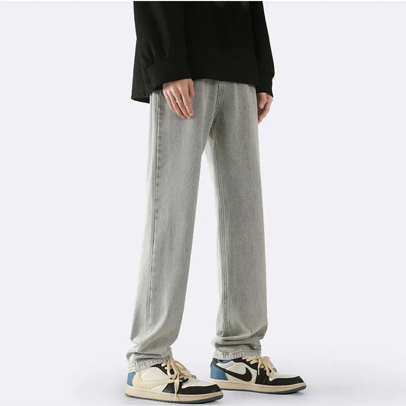 Light Blue Men's Straight Leg Loose Jeans Slimming Long Trousers Spring Autumn Simple Trendy Retro Flared High Street Pants
Light Blue Men's Straight Leg Loose Jeans Slimming Long Trousers Spring Autumn Simple Trendy Retro Flared High Street Pants