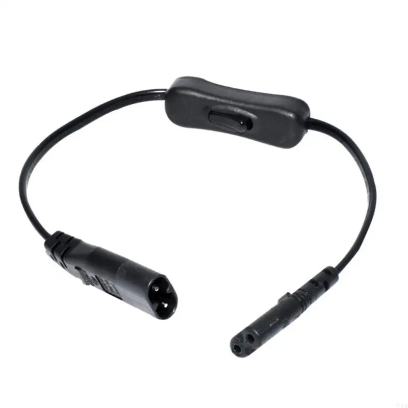 77UB 11.8" Male to Female C7 to C8 Power Adapter Cord IEC320 C7 2Pin to IEC320 C8 2Pin Converter Cable Wire with Switches
77UB 11.8" Male to Female C7 to C8 Power Adapter Cord IEC320 C7 2Pin to IEC320 C8 2Pin Converter Cable Wire with Switches