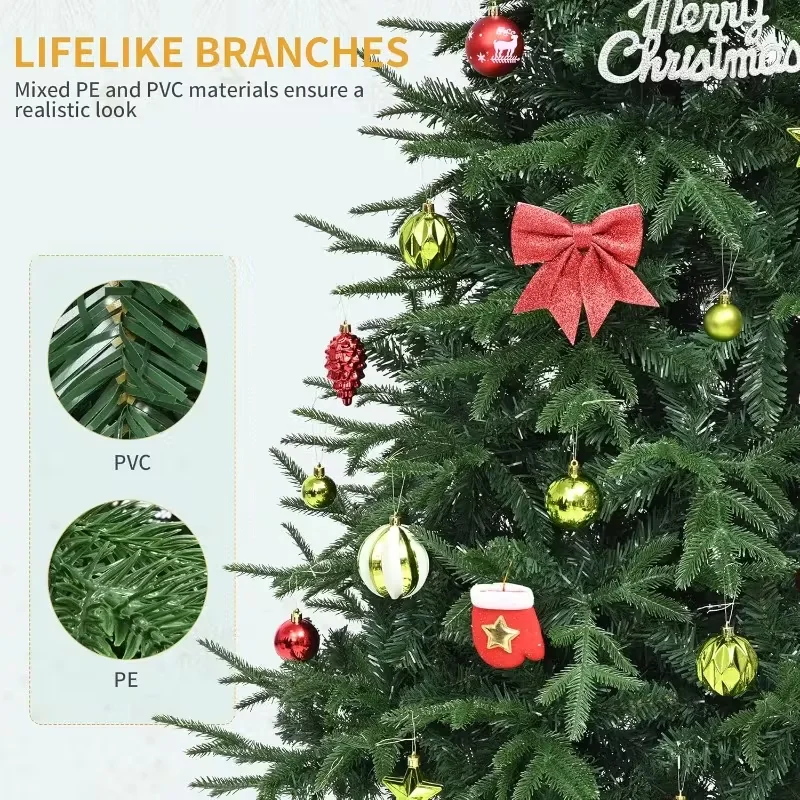 1pc Classic Green Christmas Tree with Iron Stand DIY Holiday Decor for All Seasons Large PVC Realistic Christmas Tree
1pc Classic Green Christmas Tree with Iron Stand DIY Holiday Decor for All Seasons Large PVC Realistic Christmas Tree