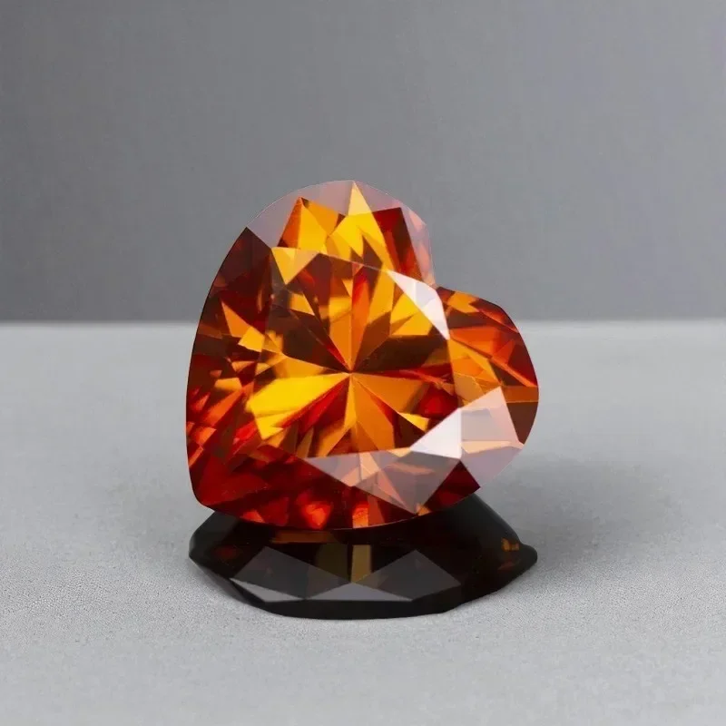 Orange Moissanite Stone Heart Cut Gemstones Lab Grown Diamond For DIY Advanced Jewelry Making Materials With Certificate
Orange Moissanite Stone Heart Cut Gemstones Lab Grown Diamond For DIY Advanced Jewelry Making Materials With Certificate