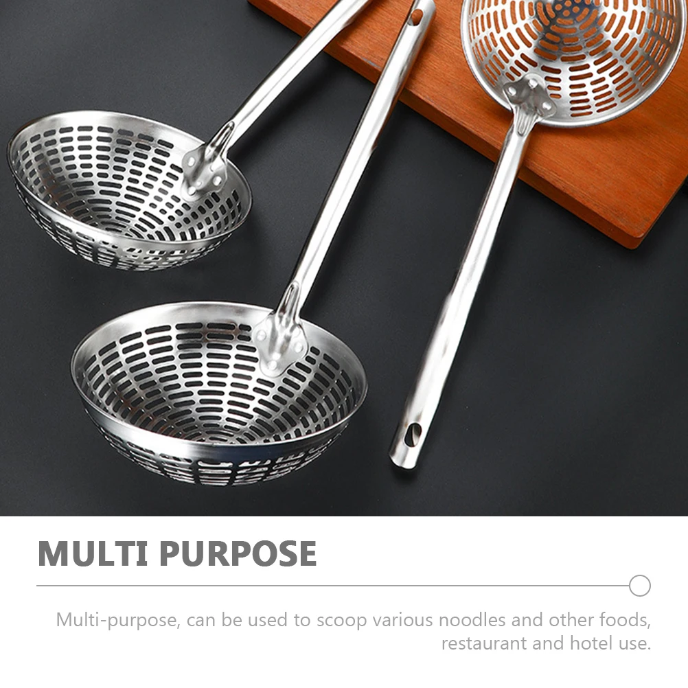 Colander Ladle Stainless Steel Large Capacity Strainer Spoon for Noodles Oil Frying Wok Utensils Kitchen Cooking Tools Slotted
Colander Ladle Stainless Steel Large Capacity Strainer Spoon for Noodles Oil Frying Wok Utensils Kitchen Cooking Tools Slotted
