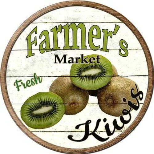 Круглая металлическая вывеска Kiwis 12 дюймов для фермерского рынка, деревенский Ретро Декор для стен кухни
Круглая металлическая вывеска Kiwis 12 дюймов для фермерского рынка, деревенский Ретро Декор для стен кухни