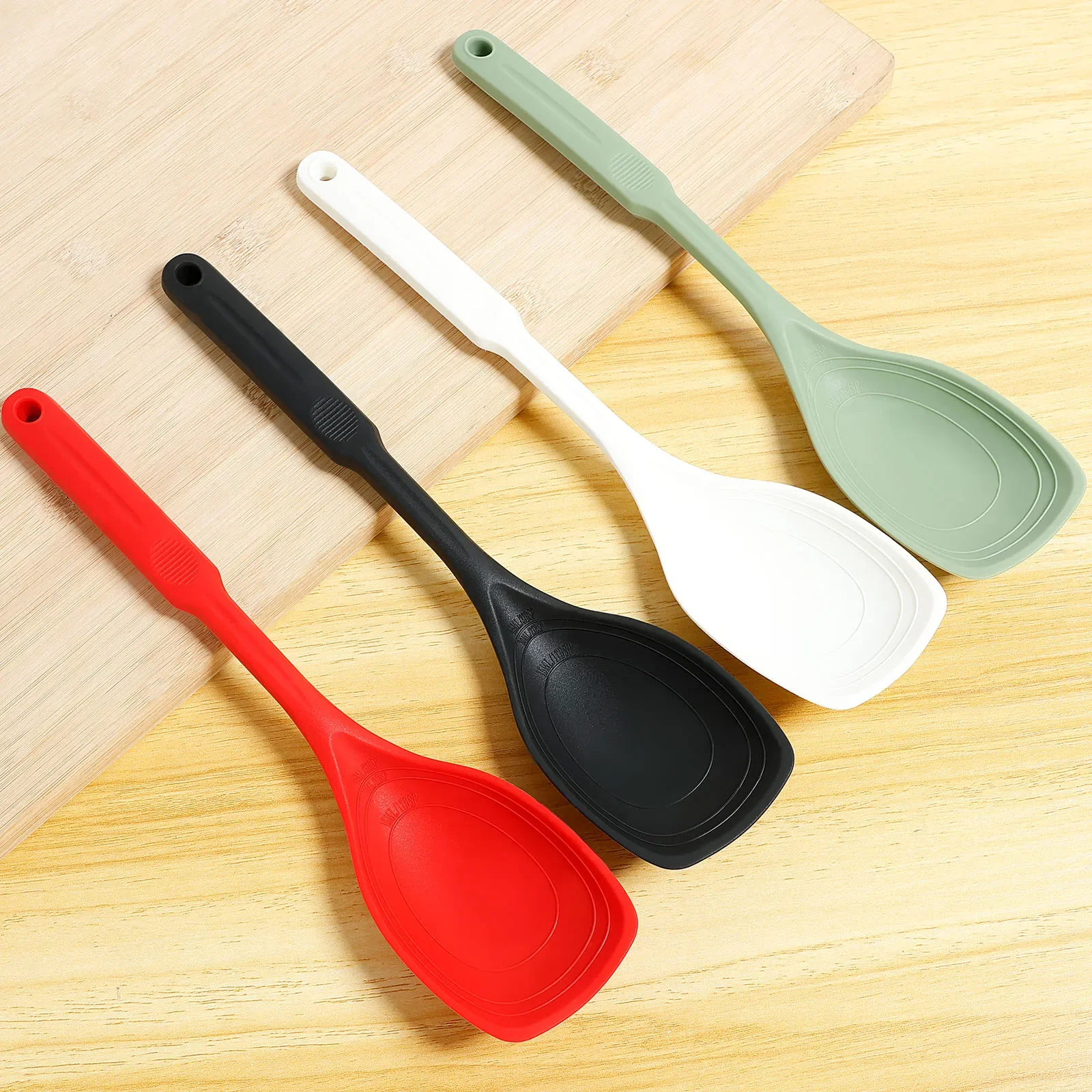 4 Pcs Silicone Cooking Spoon Set with Deep Bowl and Measurement Mark Nonstick Solid Spoon Heat Resistant Basting Spoon for
4 Pcs Silicone Cooking Spoon Set with Deep Bowl and Measurement Mark Nonstick Solid Spoon Heat Resistant Basting Spoon for