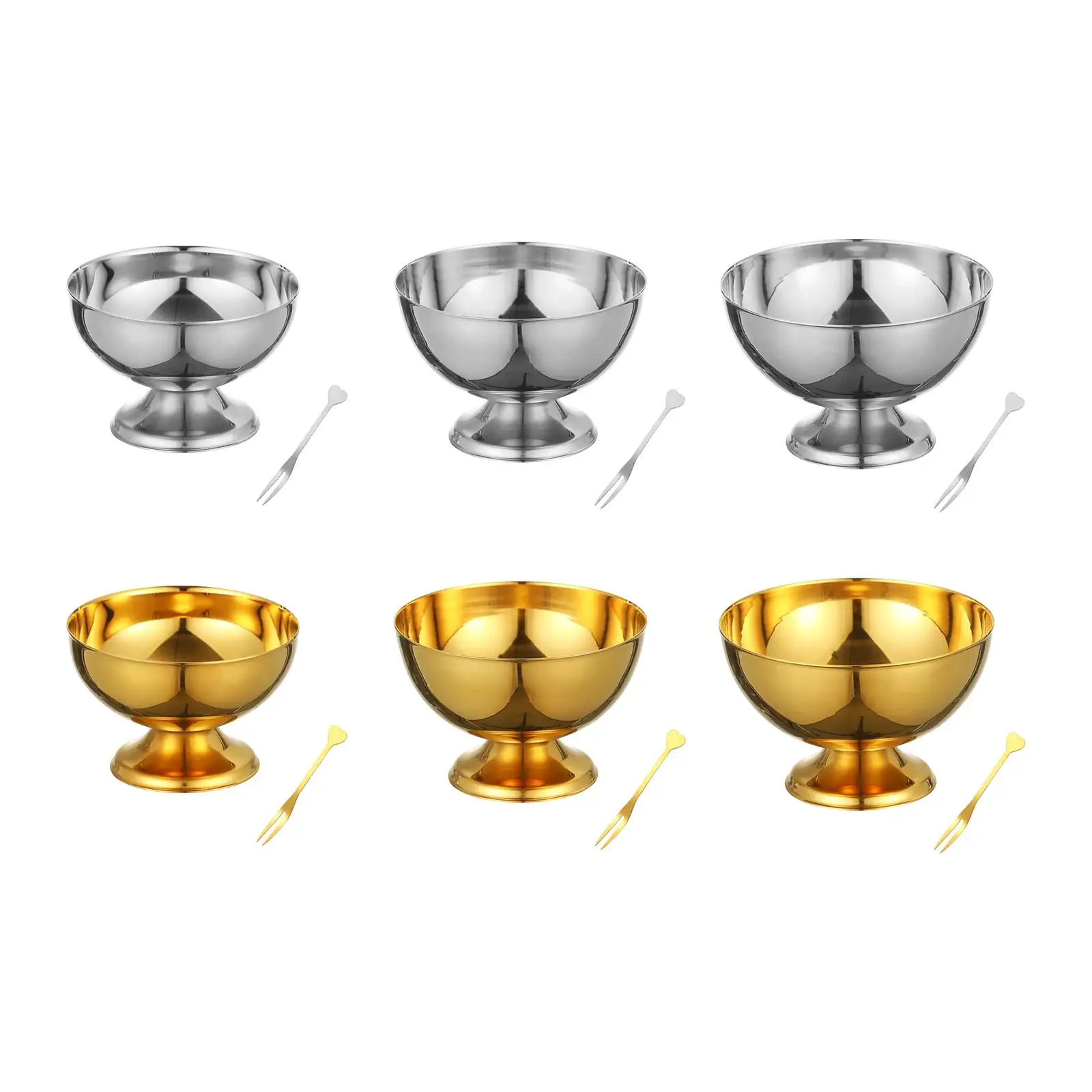 Stainless Steel Ice Cream Cup Drinkware High Foot Milkshake Cup Dessert Serving Cup for Kitchen KTV Wedding Restaurant Nuts
Stainless Steel Ice Cream Cup Drinkware High Foot Milkshake Cup Dessert Serving Cup for Kitchen KTV Wedding Restaurant Nuts