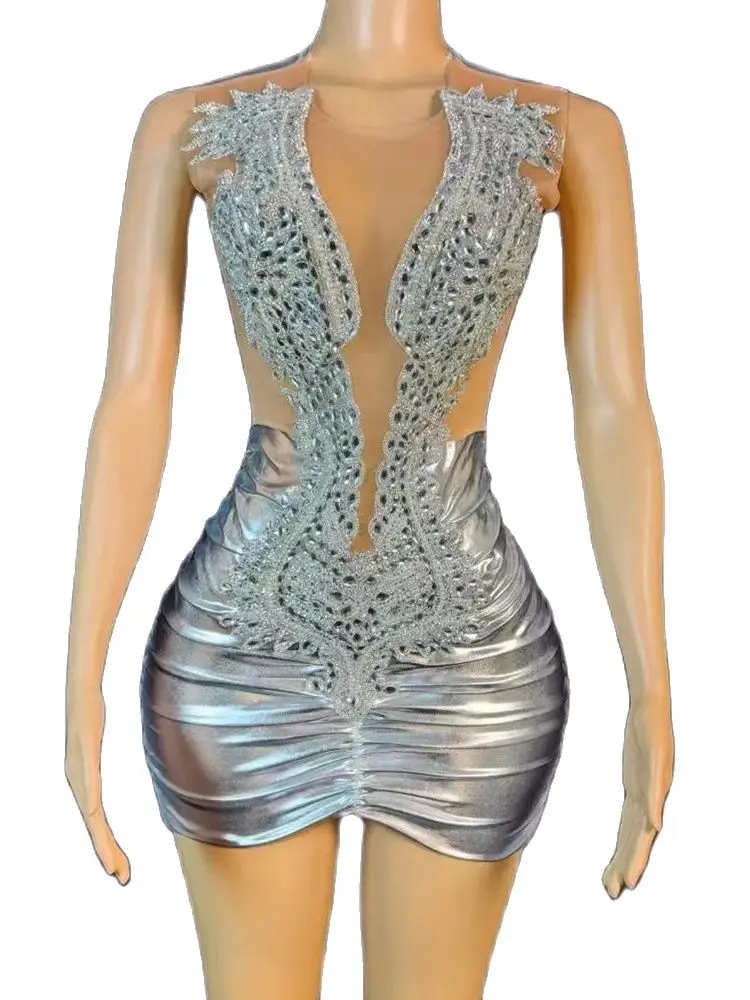 High Quality Hot Stamping Sexy Elastic Hip Hugging Dress 2024 New Fashionable Custom Women'S Clothing
High Quality Hot Stamping Sexy Elastic Hip Hugging Dress 2024 New Fashionable Custom Women'S Clothing