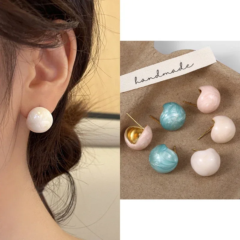 Real 925 Sterling Silver Enamel Ball Geometric Stud Earrings for Women Vintage Fine Jewelry Minimalist Personality Accessory
Real 925 Sterling Silver Enamel Ball Geometric Stud Earrings for Women Vintage Fine Jewelry Minimalist Personality Accessory