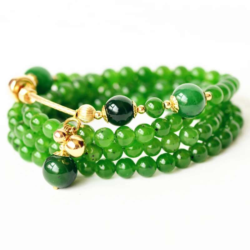 Original 14k Gold Real Gold Bracelet Multi-layer Natural Hotan Jade Bracelet Female Jasper Bracelet Transfer Beads Bracelet
Original 14k Gold Real Gold Bracelet Multi-layer Natural Hotan Jade Bracelet Female Jasper Bracelet Transfer Beads Bracelet