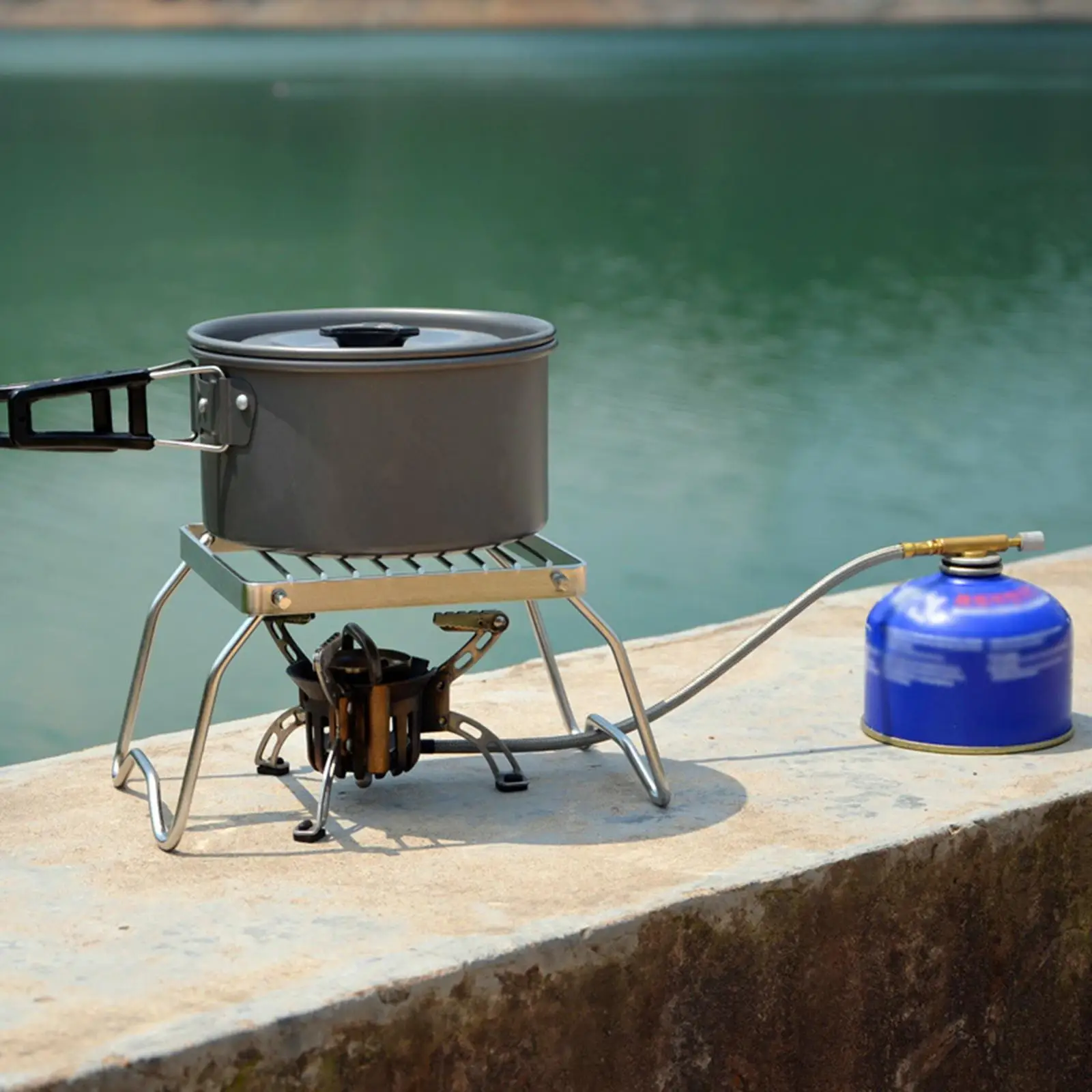Heavy Duty Folding Campfire Grill Steel Pot Bracket Cooking Grate for Outdoor Camping Kitchen Accessories
Heavy Duty Folding Campfire Grill Steel Pot Bracket Cooking Grate for Outdoor Camping Kitchen Accessories