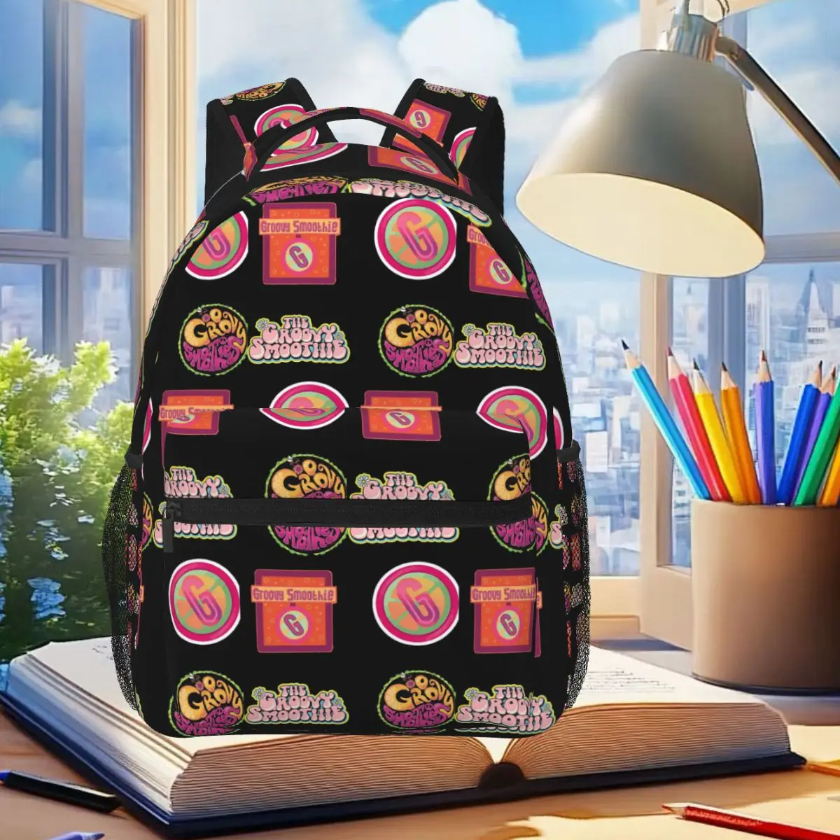 Groovy Smoothie Backpack Student Boys Girls BookBag Children School Bag Laptop Shoulder Bags for Men Women
Groovy Smoothie Backpack Student Boys Girls BookBag Children School Bag Laptop Shoulder Bags for Men Women