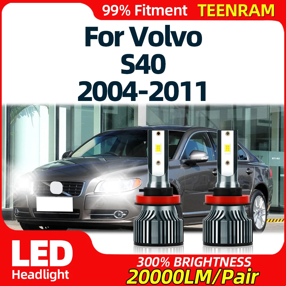 Canbus LED Headlight Bulbs 20000LM Low Beam Car Lights 6000K White 12V For Volvo S40 2004 2005 2006 2007 2008 2009 2010 2011
Canbus LED Headlight Bulbs 20000LM Low Beam Car Lights 6000K White 12V For Volvo S40 2004 2005 2006 2007 2008 2009 2010 2011