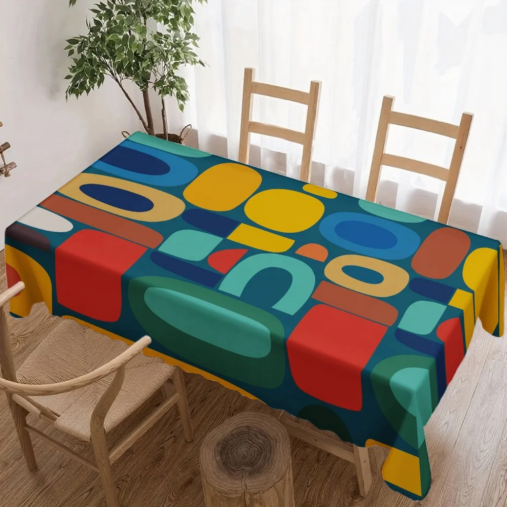 Abstract Geometric Rectangle Table Cloth for Table Decor Kitchen Dining Waterproof Reusable Tablecloth for Tables Indoor Outdoor
Abstract Geometric Rectangle Table Cloth for Table Decor Kitchen Dining Waterproof Reusable Tablecloth for Tables Indoor Outdoor