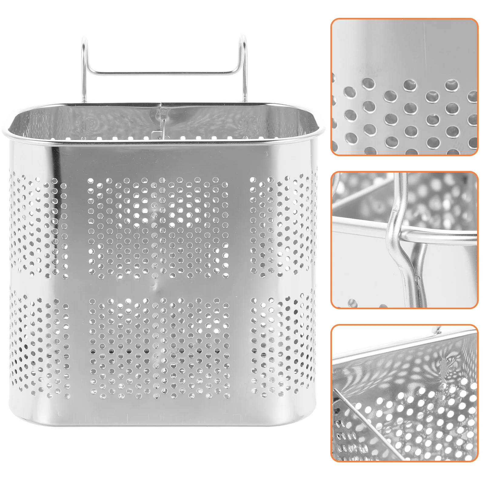 Tableware Stainless Steel Chopsticks Holder Cutlery Container Drying Rack Silver Spoon
Tableware Stainless Steel Chopsticks Holder Cutlery Container Drying Rack Silver Spoon