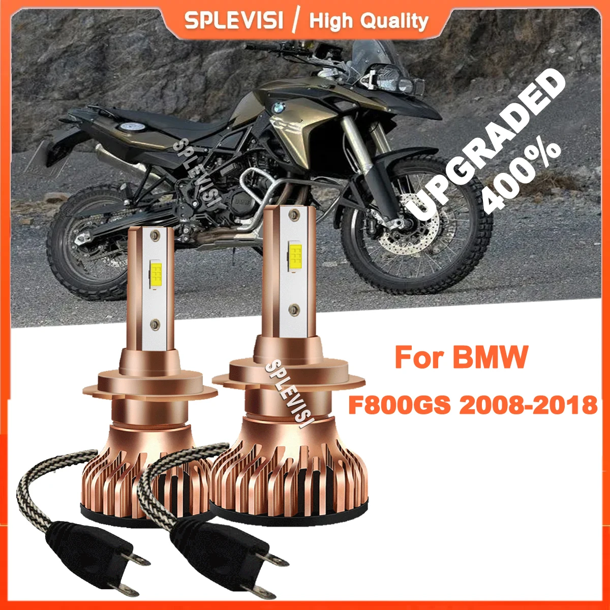 2x H7 Motorcycle LED White Headlight Motorbike Lamp CSP Chips For BMW F800GS 2008-2018 F800GT 2013-2016 2018 F800R 2009-2013
2x H7 Motorcycle LED White Headlight Motorbike Lamp CSP Chips For BMW F800GS 2008-2018 F800GT 2013-2016 2018 F800R 2009-2013