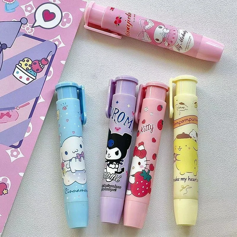 Kawaii Sanrio Elementary School Students Press the Eraser Cartoon Hello Kitty Cinnamoroll Eraser Stationery Learning Supplies
Kawaii Sanrio Elementary School Students Press the Eraser Cartoon Hello Kitty Cinnamoroll Eraser Stationery Learning Supplies