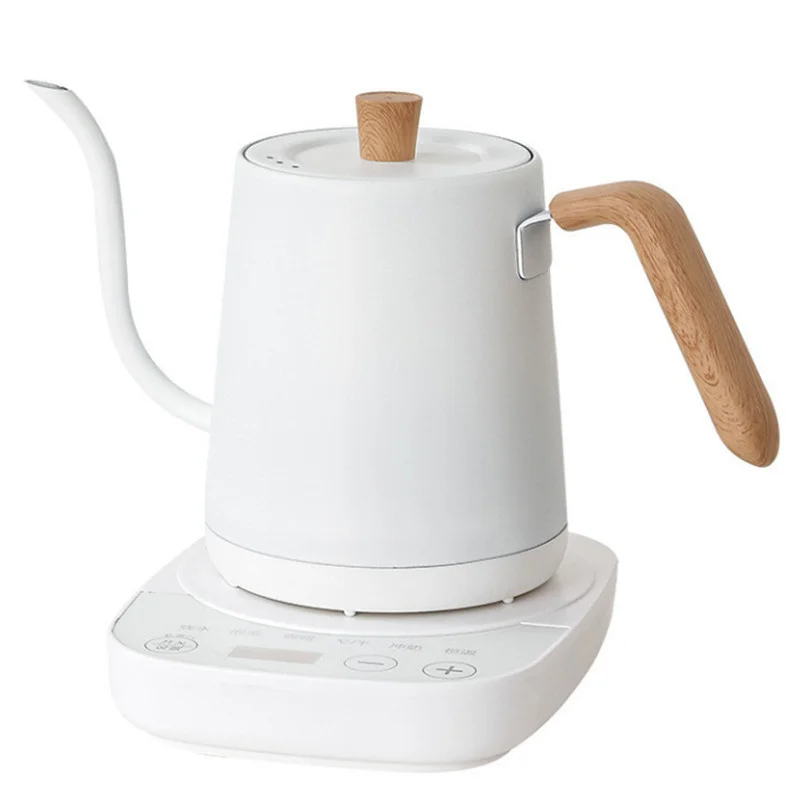 Smart Thermostatic Control Electric Kettle 800ml 1000W 100V/110V/220V Portable Gooseneck Kettle Long Narrow Spout Coffee Kettle
Smart Thermostatic Control Electric Kettle 800ml 1000W 100V/110V/220V Portable Gooseneck Kettle Long Narrow Spout Coffee Kettle