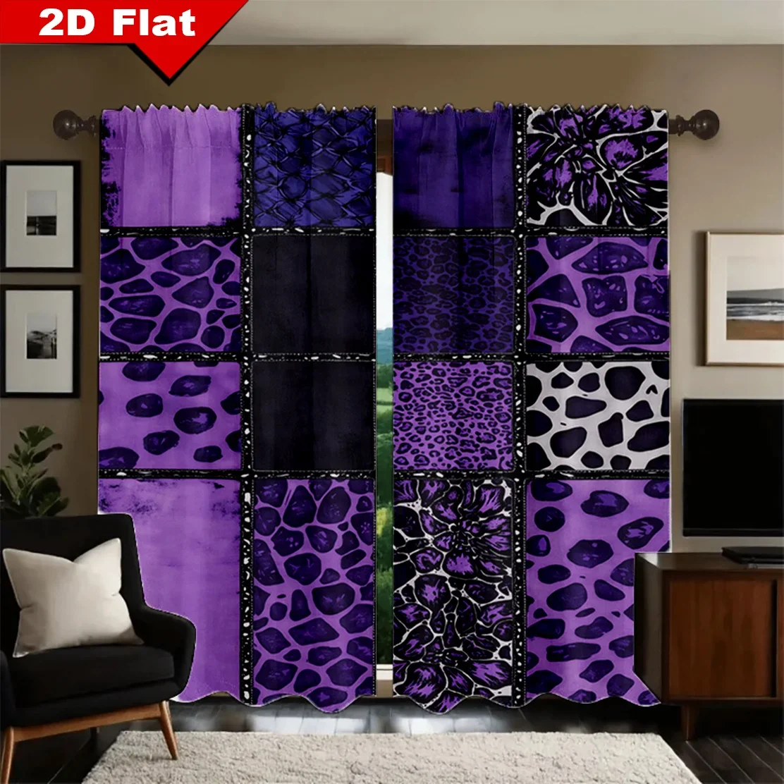 Purple leopard print floral pattern Print Drapes Room Darkening Window Curtains Home Decor,Rod Pocket Blackout Curtains Bedroom
Purple leopard print floral pattern Print Drapes Room Darkening Window Curtains Home Decor,Rod Pocket Blackout Curtains Bedroom