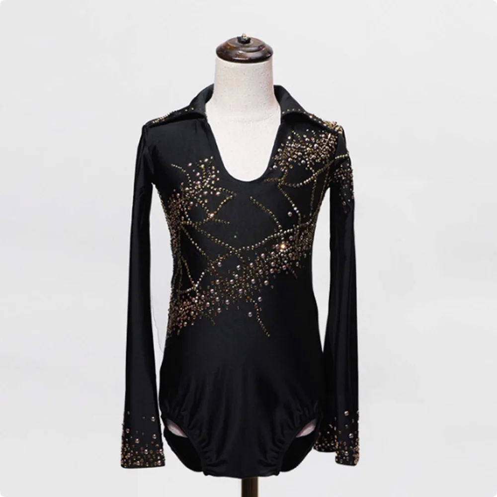 Customized Black Figure Skating Costumes For Children And Women, With Stickers On The Costumes For Figure Skating Performances
Customized Black Figure Skating Costumes For Children And Women, With Stickers On The Costumes For Figure Skating Performances