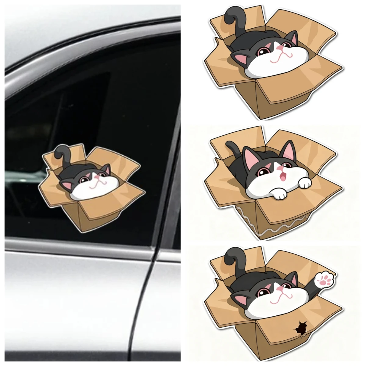 Box Cat Anime Car Sticker Cute Animal Design Vinyl Decal Waterproof for Auto Car Window Bumper Windshield Laptop Decoration
Box Cat Anime Car Sticker Cute Animal Design Vinyl Decal Waterproof for Auto Car Window Bumper Windshield Laptop Decoration