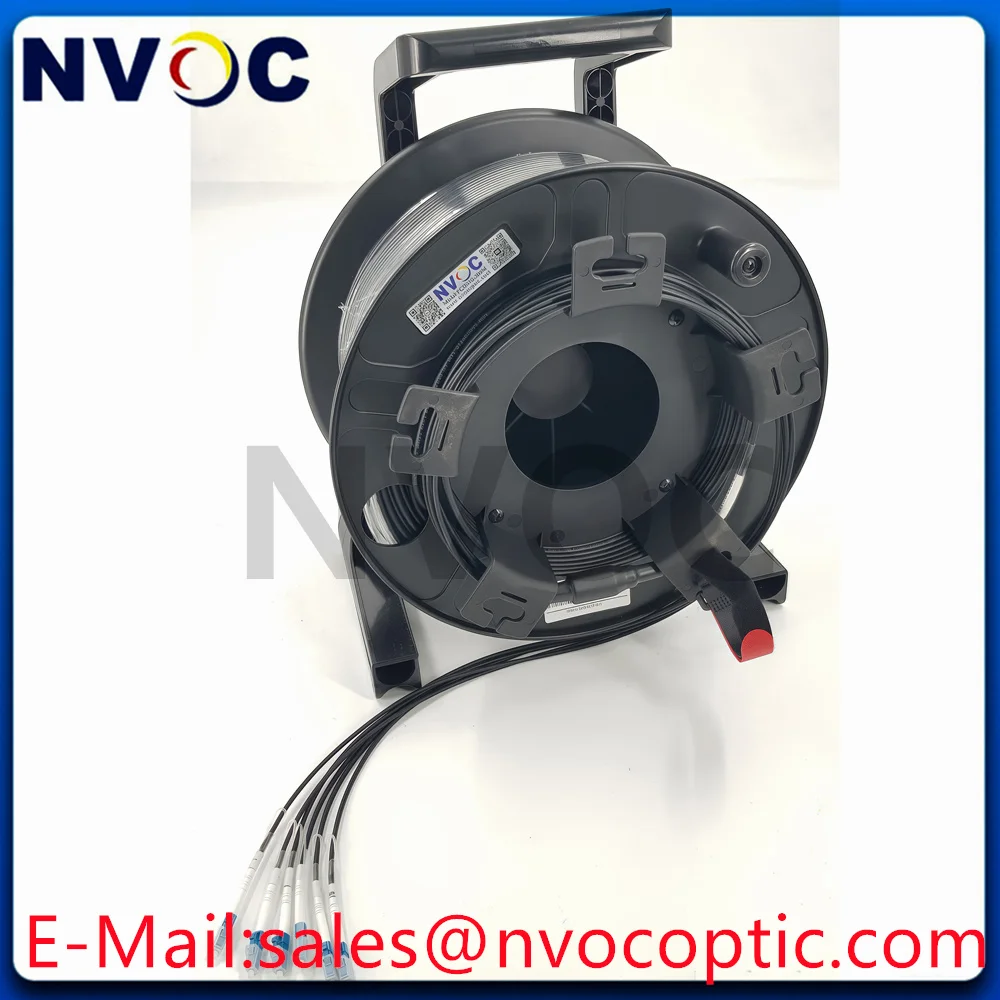 6cores 200M SM G657A1,4.5mm LSZH Black Jacket,LC/UPC(6Core)-LC/UPC(6Core) Fiber Armored Fiber Patch Cord with Reel PCD310
6cores 200M SM G657A1,4.5mm LSZH Black Jacket,LC/UPC(6Core)-LC/UPC(6Core) Fiber Armored Fiber Patch Cord with Reel PCD310
