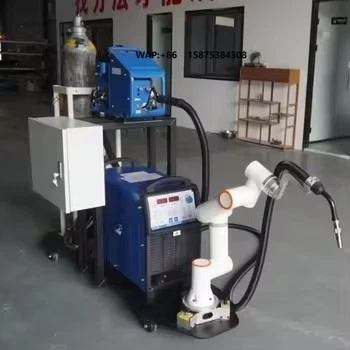 Portable 6-Axis Welding Robot with Stick Welding Water-Cooled Torch for Aluminum Steel Cast Iron Welding
Portable 6-Axis Welding Robot with Stick Welding Water-Cooled Torch for Aluminum Steel Cast Iron Welding