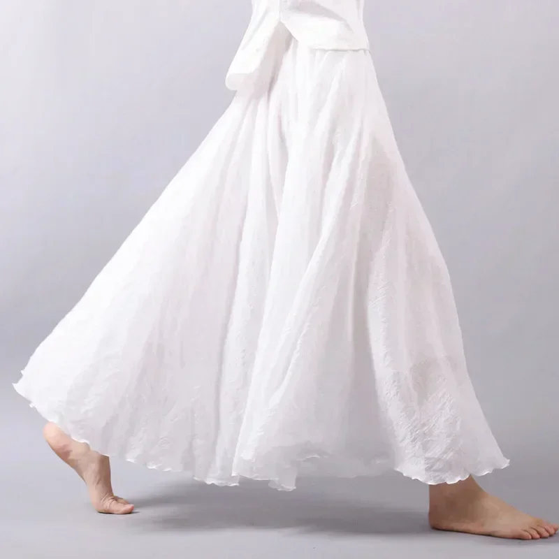 Linen Maxi Skirt Pleated Vintage Boho Maxi Long Casual Cotton Beach Skirt Empire A-Line Linen Skirt Ladies Clothing
Linen Maxi Skirt Pleated Vintage Boho Maxi Long Casual Cotton Beach Skirt Empire A-Line Linen Skirt Ladies Clothing