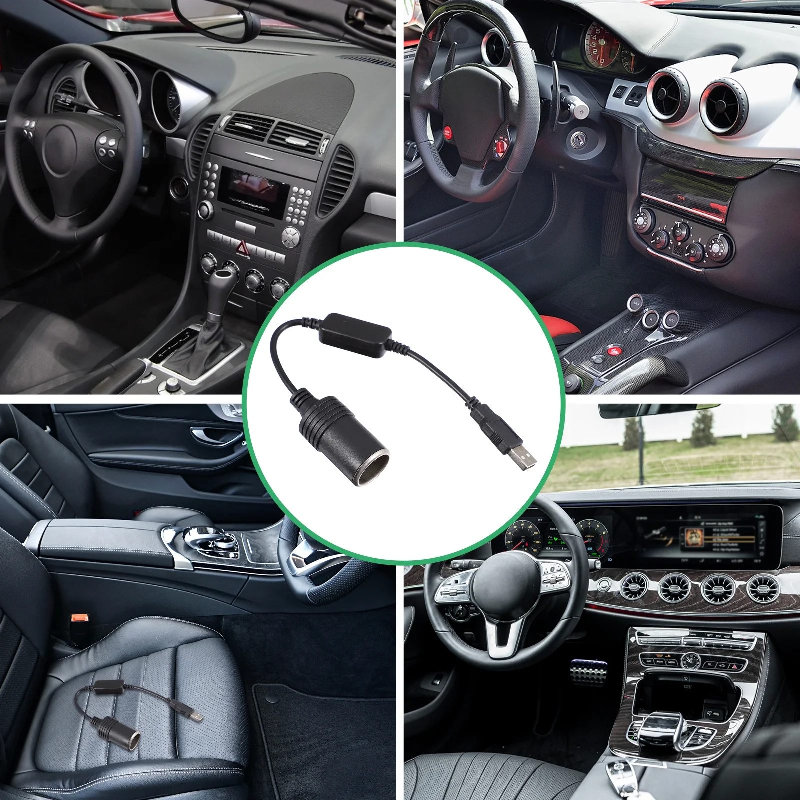 5V USB to 12V Car Socket Converter with Boost Circuit Cigar Lighter Female Adapter for Vehicle Power Supply Use
5V USB to 12V Car Socket Converter with Boost Circuit Cigar Lighter Female Adapter for Vehicle Power Supply Use