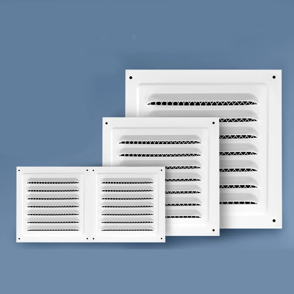 Air Vent Grille Ventilation Cover Metal Square Vent Insect Screen Cover Aluminum Vents Plate Louver Air Outlet Fresh System
Air Vent Grille Ventilation Cover Metal Square Vent Insect Screen Cover Aluminum Vents Plate Louver Air Outlet Fresh System