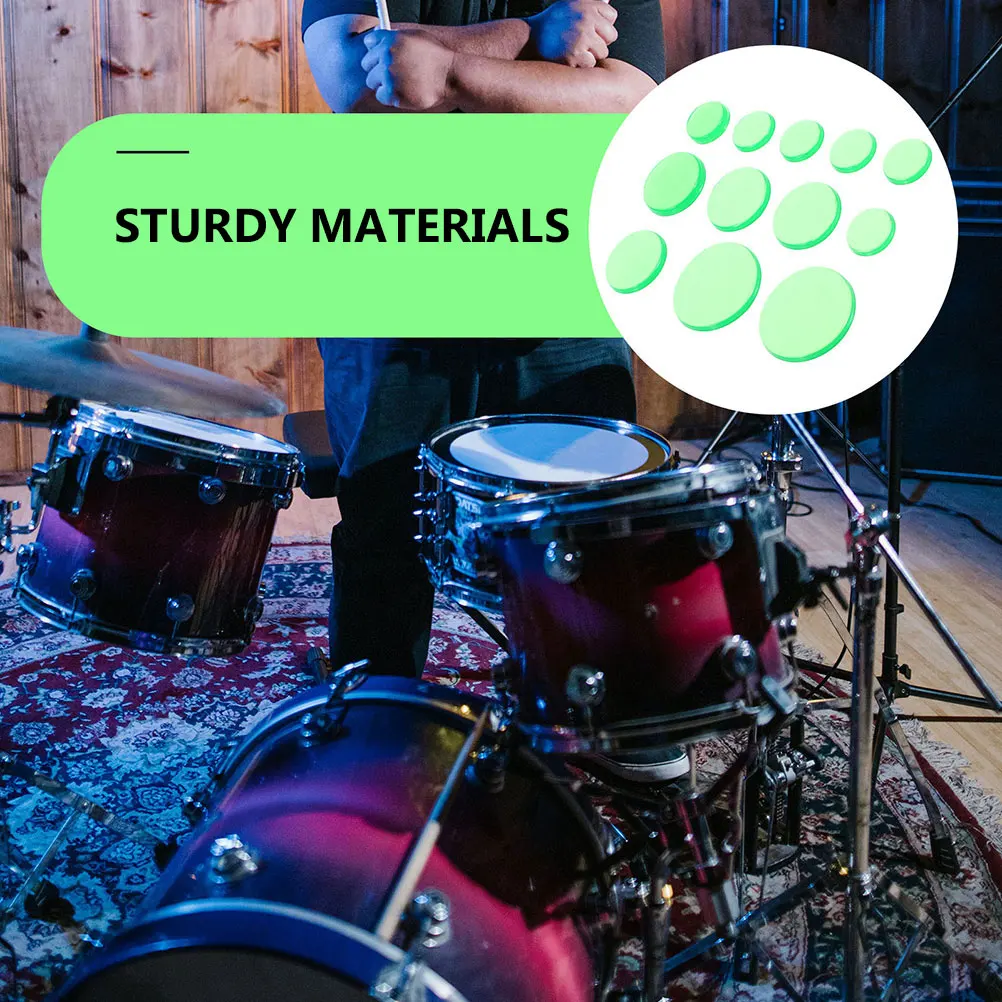 36 Pcs Mute Pad Drum Cushion Dampening Pads Noise-absorbing Stickers Damper Dampeners Silica Gel
36 Pcs Mute Pad Drum Cushion Dampening Pads Noise-absorbing Stickers Damper Dampeners Silica Gel