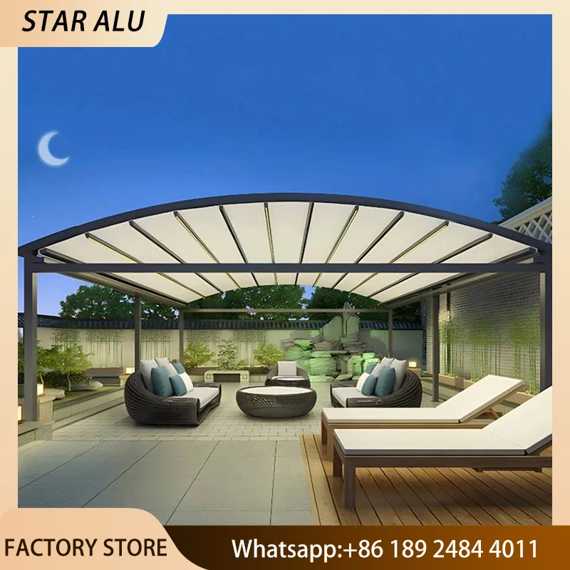Wireless Remote Control Retractable Awning PVC Cover for Restaurant Terrace Commercial
Wireless Remote Control Retractable Awning PVC Cover for Restaurant Terrace Commercial