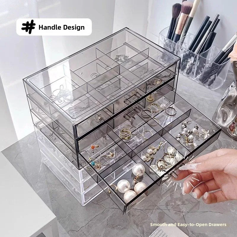 Bonde Shang Acrylic Multi-layer Jewelry Box Earring Stud Sorter Small Accessories Storage Box Multi-grid Classification Home Use
Bonde Shang Acrylic Multi-layer Jewelry Box Earring Stud Sorter Small Accessories Storage Box Multi-grid Classification Home Use