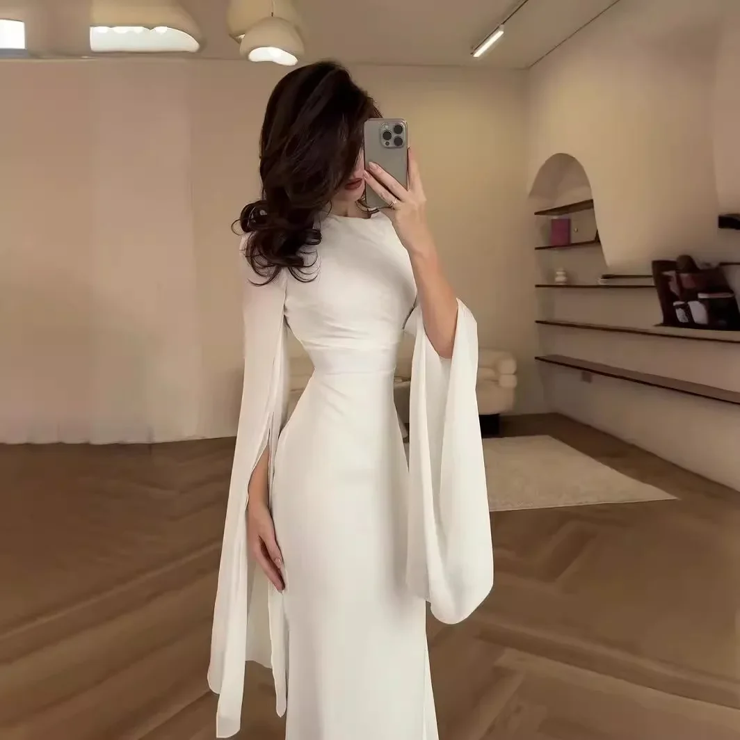 2024 Summer Dress Spliced Glass Yarn Large Swing Sleeve Long Satin Slim Fit Dress Women Clothing Birthday Dress for Women
2024 Summer Dress Spliced Glass Yarn Large Swing Sleeve Long Satin Slim Fit Dress Women Clothing Birthday Dress for Women