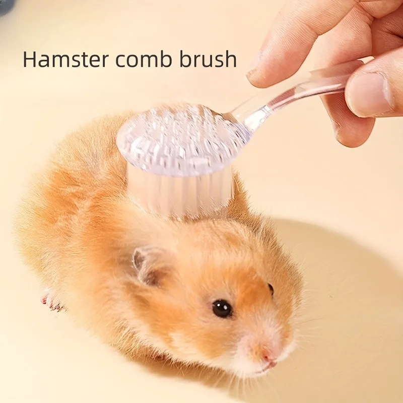 Pet Grooming Brush Transparent Hamster Brush for Curly Bear Hamsters Rabbits Guinea Pigs Pet Cleaning Tool Accessories
Pet Grooming Brush Transparent Hamster Brush for Curly Bear Hamsters Rabbits Guinea Pigs Pet Cleaning Tool Accessories